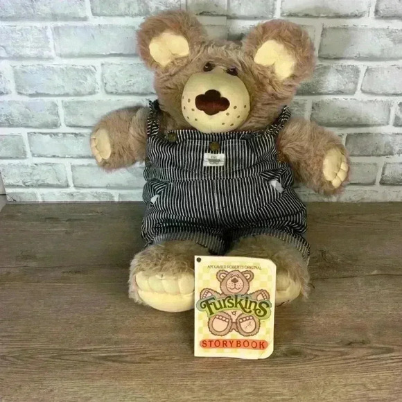 Other - Vintage Xavier Roberts Furskins Dudley Furskin Plush Teddy Bear 1985 Overall